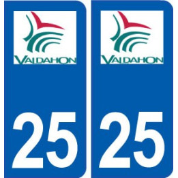 25 Valdahon logo autocollant plaque stickers