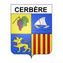 Cerbère Sticker wappen, gelsenkirchen, augsburg, klebender aufkleber