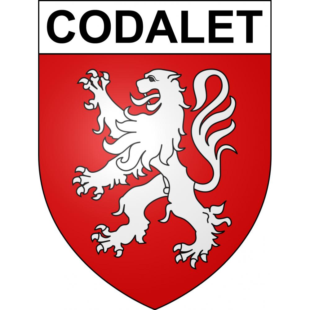 Codalet Sticker wappen, gelsenkirchen, augsburg, klebender aufkleber