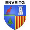Enveitg 66 ville sticker blason écusson autocollant adhésif