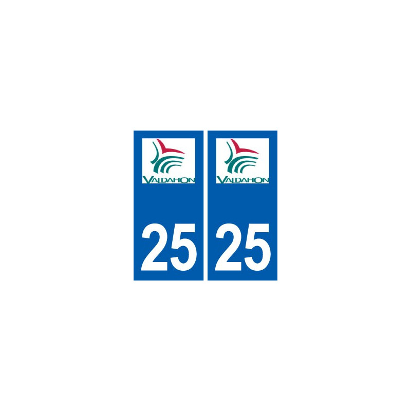 25 Valdahon logo autocollant plaque stickers