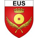 Pegatinas escudo de armas de Eus adhesivo de la etiqueta engomada