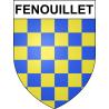 Fenouillet 66 ville sticker blason écusson autocollant adhésif