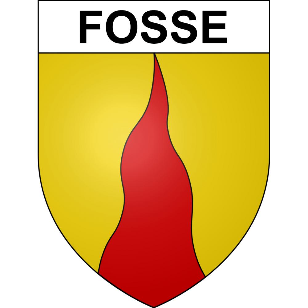 Fosse Sticker wappen, gelsenkirchen, augsburg, klebender aufkleber
