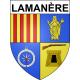 Stickers coat of arms Lamanère adhesive sticker