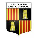 Latour-de-Carol Sticker wappen, gelsenkirchen, augsburg, klebender aufkleber