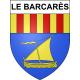 Le Barcarès 66 ville sticker blason écusson autocollant adhésif