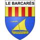 Stickers coat of arms Le Barcarès adhesive sticker