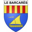 Le Barcarès 66 ville sticker blason écusson autocollant adhésif