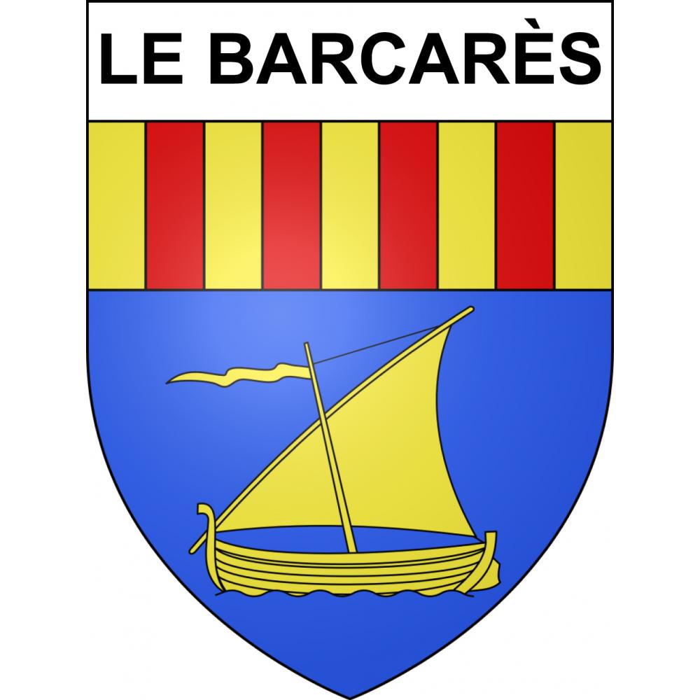 Stickers coat of arms Le Barcarès adhesive sticker
