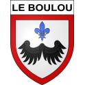 Stickers coat of arms Le Boulou adhesive sticker