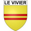 Stickers coat of arms Le Vivier adhesive sticker