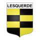 Stickers coat of arms Lesquerde adhesive sticker