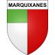 Pegatinas escudo de armas de Marquixanes adhesivo de la etiqueta engomada