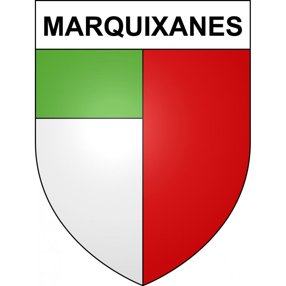 Pegatinas escudo de armas de Marquixanes adhesivo de la etiqueta engomada