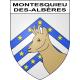 Montesquieu-des-Albères Sticker wappen, gelsenkirchen, augsburg, klebender aufkleber