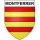 Pegatinas escudo de armas de Montferrer adhesivo de la etiqueta engomada