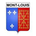 Mont-Louis Sticker wappen, gelsenkirchen, augsburg, klebender aufkleber
