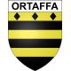 Ortaffa 66 ville sticker blason écusson autocollant adhésif