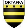 Stickers coat of arms Ortaffa adhesive sticker