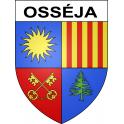 Osséja Sticker wappen, gelsenkirchen, augsburg, klebender aufkleber