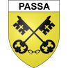 Stickers coat of arms Passa adhesive sticker