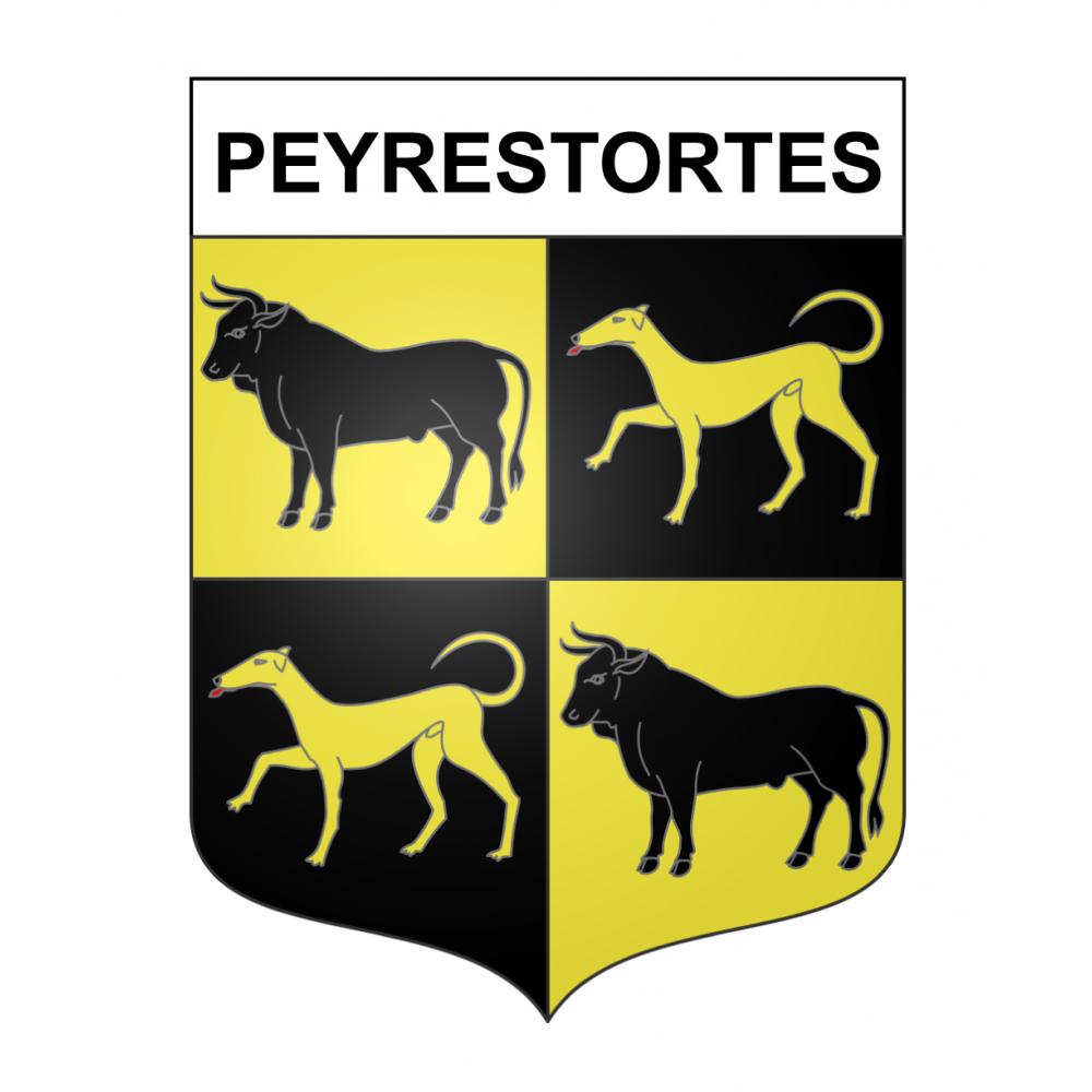 Stickers coat of arms Peyrestortes adhesive sticker
