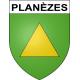 Stickers coat of arms Planèzes adhesive sticker