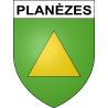Planèzes 66 ville sticker blason écusson autocollant adhésif