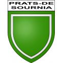 Prats-de-Sournia Sticker wappen, gelsenkirchen, augsburg, klebender aufkleber