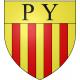 Py 66 ville sticker blason écusson autocollant adhésif