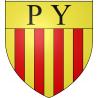 Py 66 ville sticker blason écusson autocollant adhésif