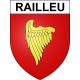 Railleu Sticker wappen, gelsenkirchen, augsburg, klebender aufkleber