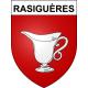 Rasiguères Sticker wappen, gelsenkirchen, augsburg, klebender aufkleber