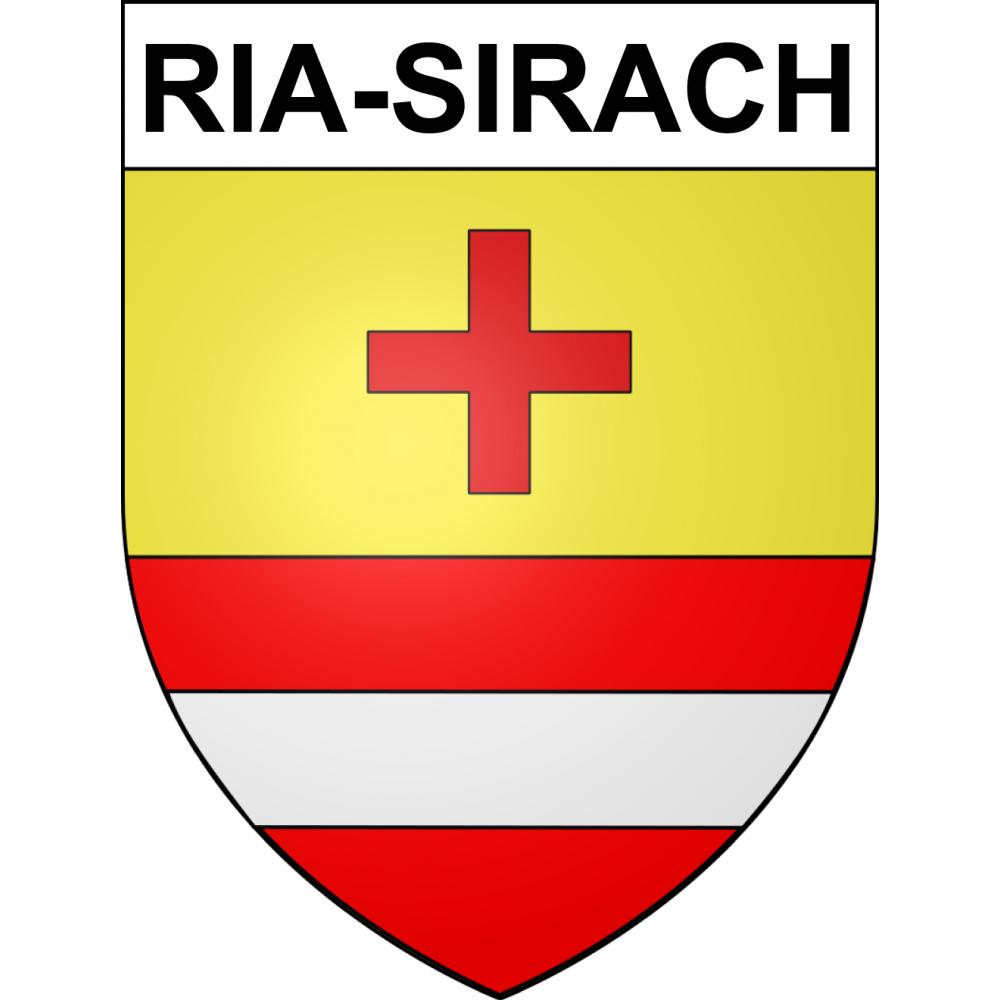 Ria-Sirach 66 ville sticker blason écusson autocollant adhésif