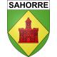 Sahorre 66 ville sticker blason écusson autocollant adhésif