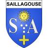 Saillagouse 66 ville sticker blason écusson autocollant adhésif