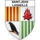 Saint-Jean-Lasseille 66 ville sticker blason écusson autocollant adhésif