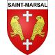 Saint-Marsal 66 ville sticker blason écusson autocollant adhésif