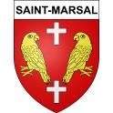 Stickers coat of arms Saint-Marsal adhesive sticker
