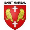 Pegatinas escudo de armas de Saint-Marsal adhesivo de la etiqueta engomada