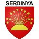 Serdinya 66 ville sticker blason écusson autocollant adhésif
