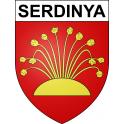 Serdinya 66 ville sticker blason écusson autocollant adhésif