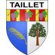 Taillet 66 ville sticker blason écusson autocollant adhésif