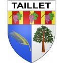 Taillet 66 ville sticker blason écusson autocollant adhésif
