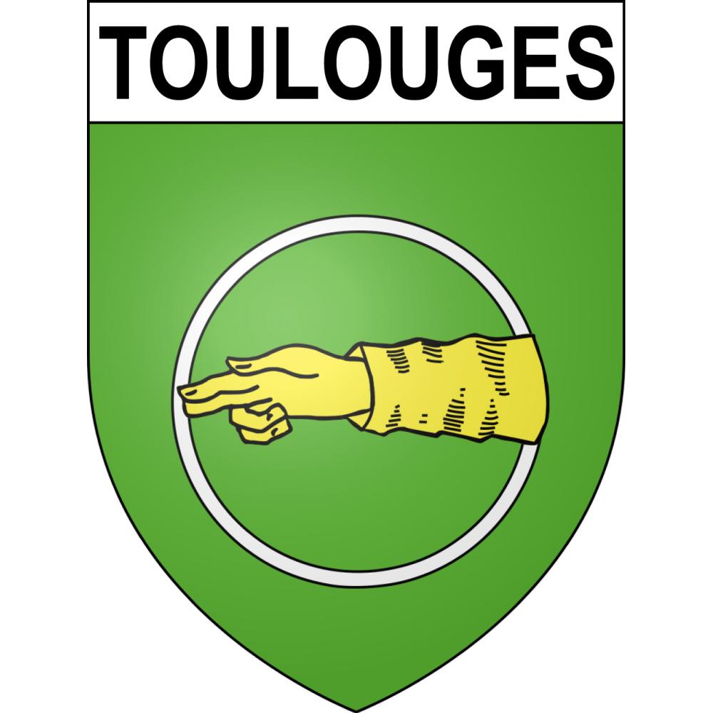 Adesivi stemma Toulouges adesivo