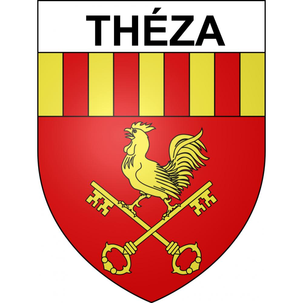Adesivi stemma Théza adesivo