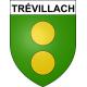 Pegatinas escudo de armas de Trévillach adhesivo de la etiqueta engomada