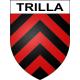 Stickers coat of arms Trilla adhesive sticker