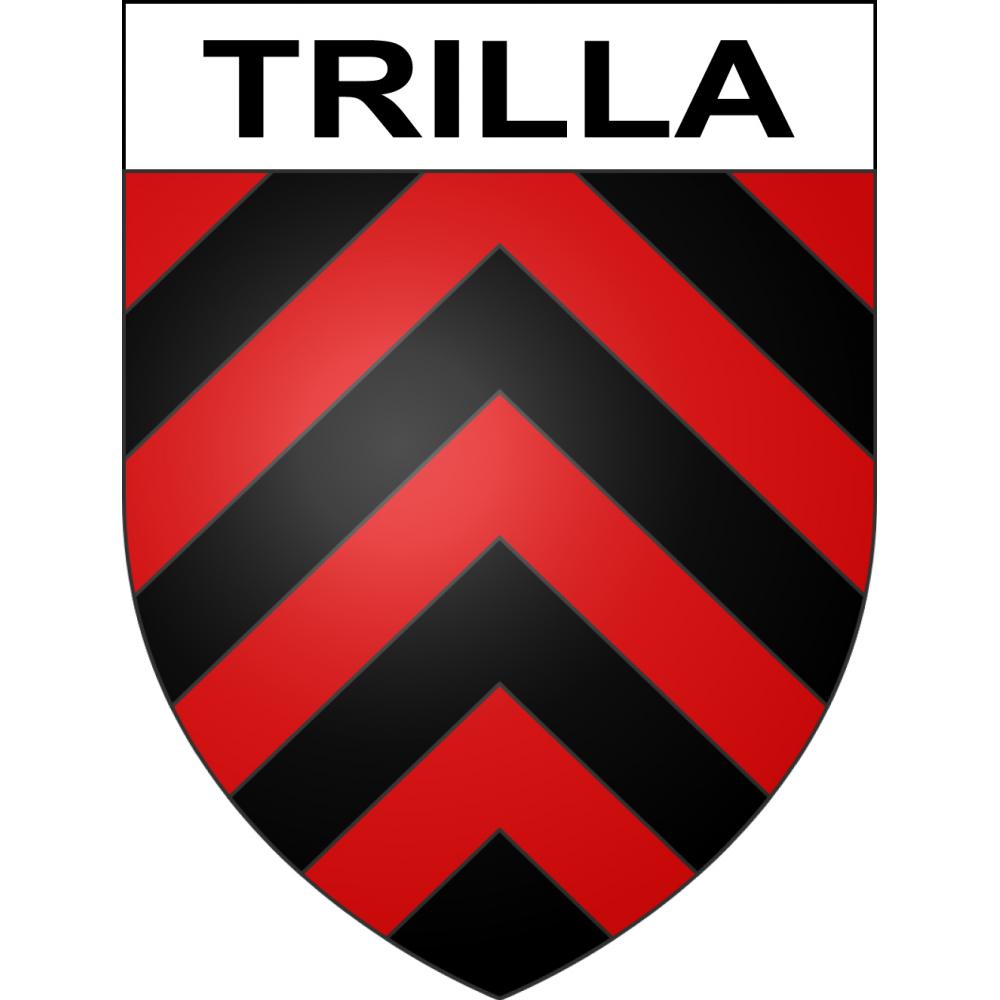 Stickers coat of arms Trilla adhesive sticker
